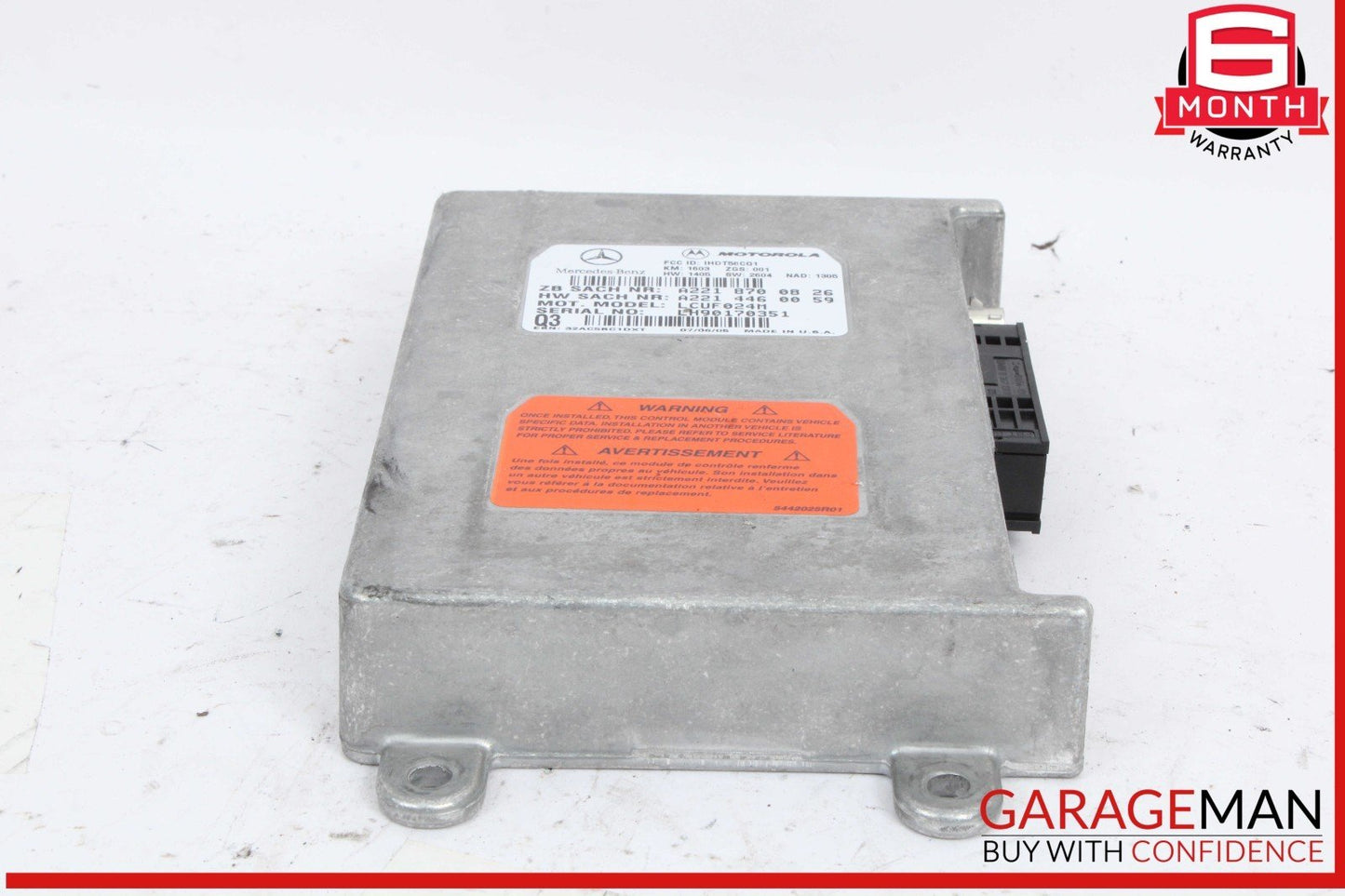 06-14 Mercedes-Benz R350 Voice Communication Control Module 2218700826 Genuine