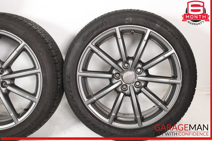 13-16 Audi A4 S4 Complete Wheel Tire Rim Set of 4 Pc 8J x 18H2 ET47 OEM