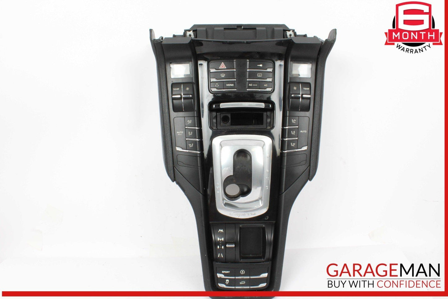 11-18 Porsche Cayenne 958 Front Center Console Switch Control Panel Trim OEM