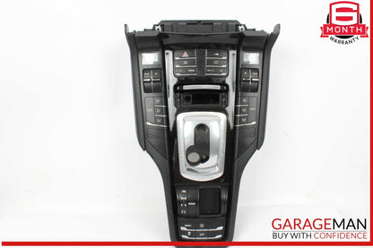 11-18 Porsche Cayenne 958 Front Center Console Switch Control Panel Trim OEM