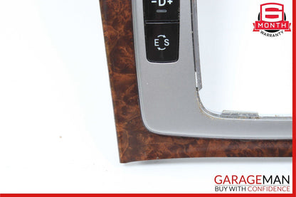 08-11 Mercedes W204 C250 C300 Center Console Shift Shifter Bezel Trim Cover Wood