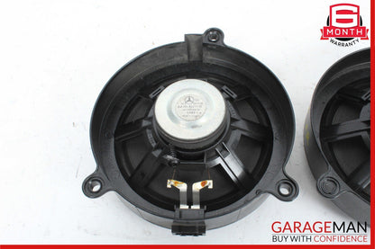 01-07 Mercedes W203 C240 Front Right & Left Side Door Sound Audio Speakers Set