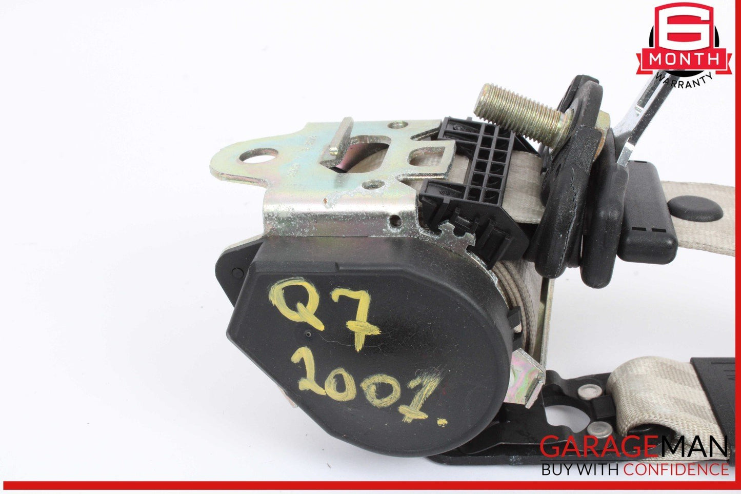 07-15 Audi Q7 Rear Left or Rear Right Side 3rd Third Row Seat Belt Retractor OEM