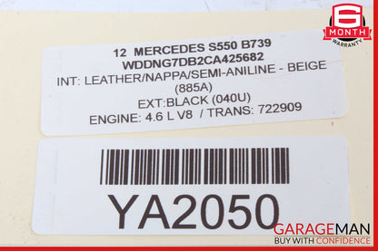07-13 Mercedes W221 S550 CL550 Head Light Lamp Headlight Control Switch OEM