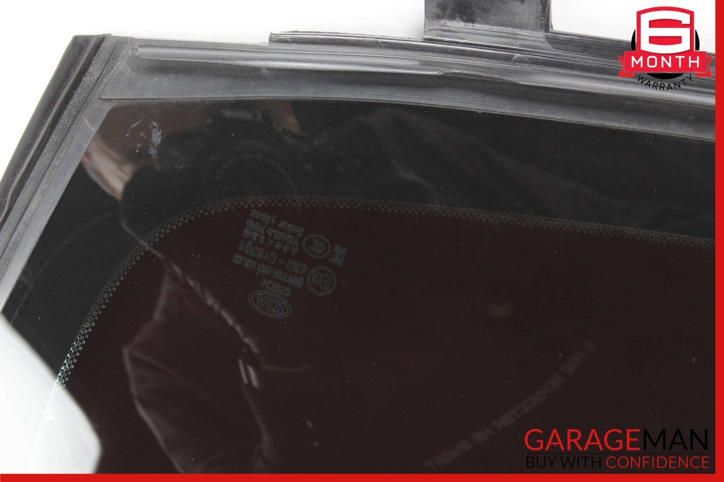 18-23 KIA STINGER LEFT DRIVER REAR DOOR REAR CORNER FIXED WINDOW GLASS OEM