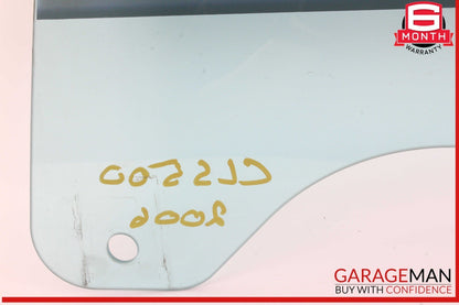 06-11 Mercedes W219 CLS500 CLS550 Rear Left Driver Side Door Window Glass