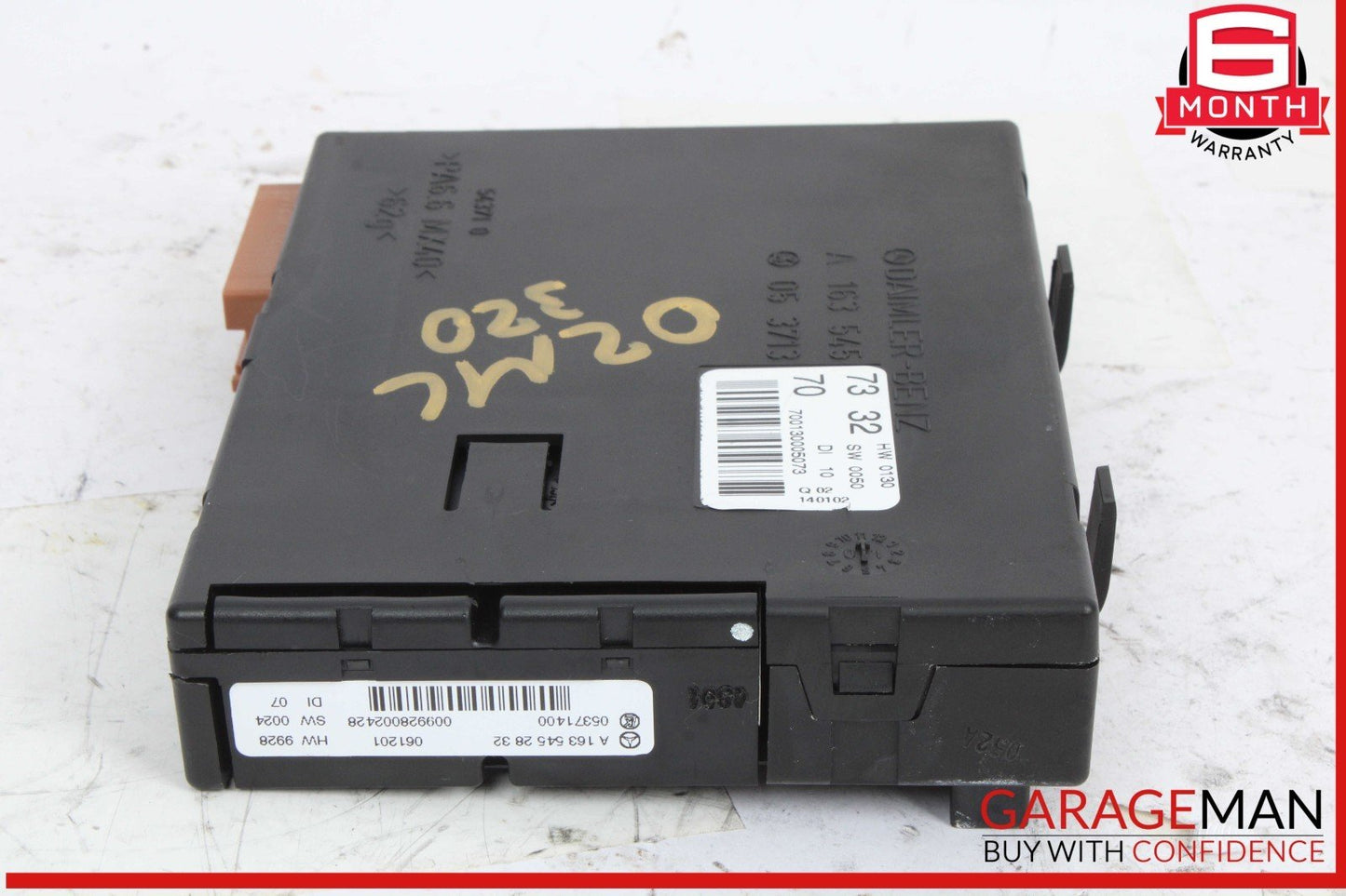 01-05 Mercedes W163 ML320 BCM Body Comfort Control Module Unit 1635452832 OEM