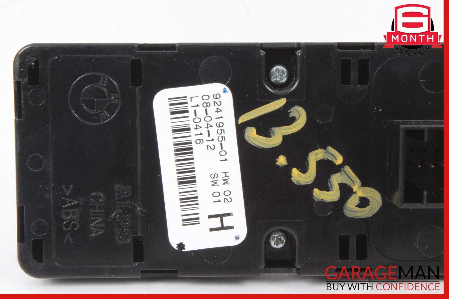 11-16 BMW 528i 535i 550i Front Left Master Power Window Switch 9241955