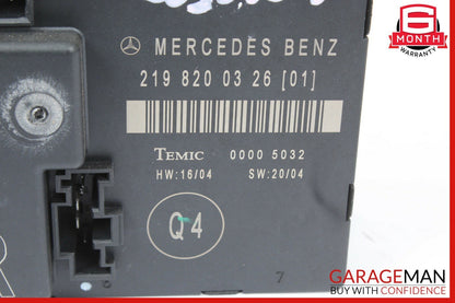 06-11 Mercedes W219 CLS500 Rear Right Side Door Computer Controller Module Unit