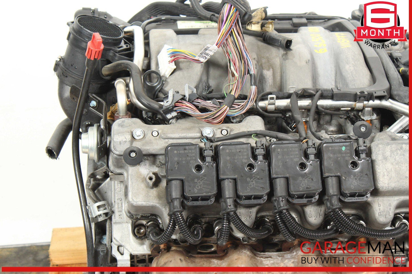 03-06 Mercedes R230 SL500 RWD Engine Motor Block Assembly OEM 180k
