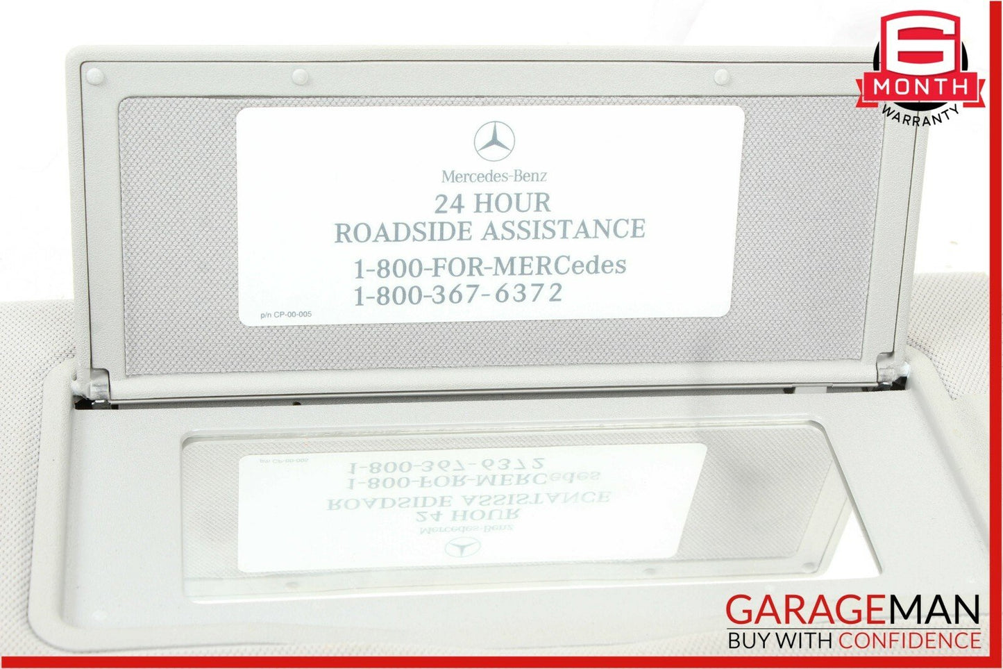 07-13 Mercedes S350 S550 CL550 Front Left Sun Visor Sunvisor Shade Cover Suede