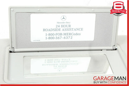 07-13 Mercedes S350 S550 CL550 Front Left Sun Visor Sunvisor Shade Cover Suede