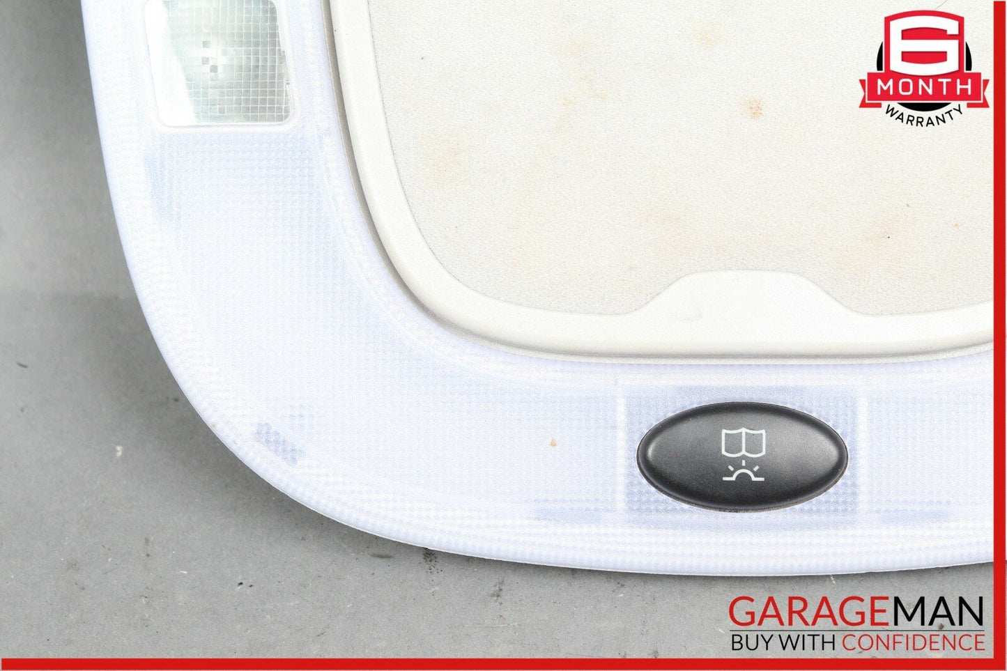 00-06 Mercedes W220 S430 S55 AMG Rear Headliner Reading Map Dome Light Beige OEM