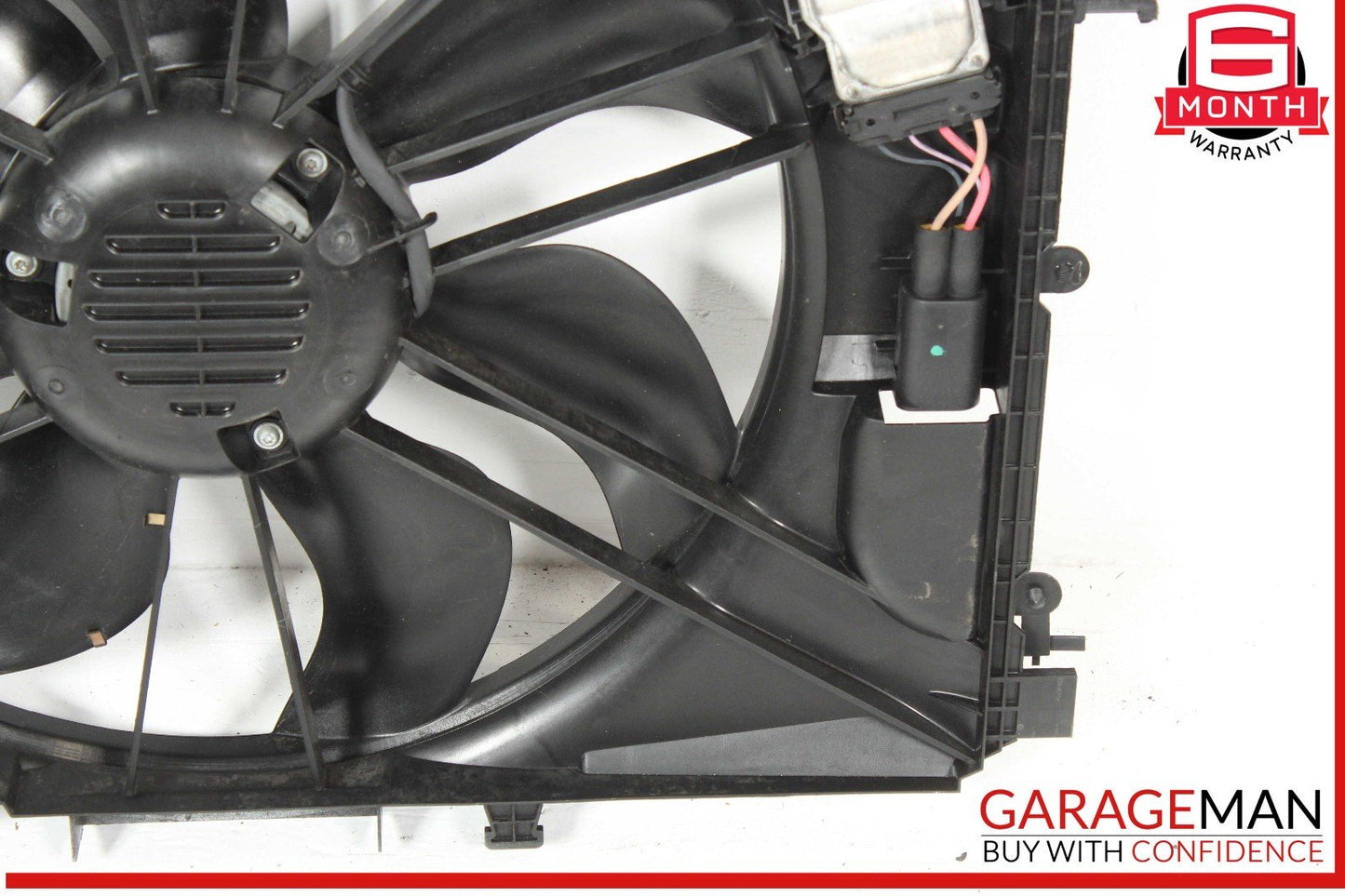 08-20 Mercedes W204 C250 Engine Radiator Cooling Fan Motor Shroud Assy OEM