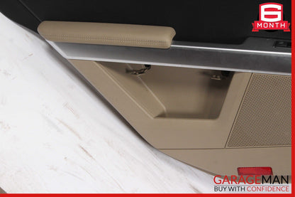10-15 Mercedes X204 GLK350 Rear Left Interior Door Trim Panel Cover Brown