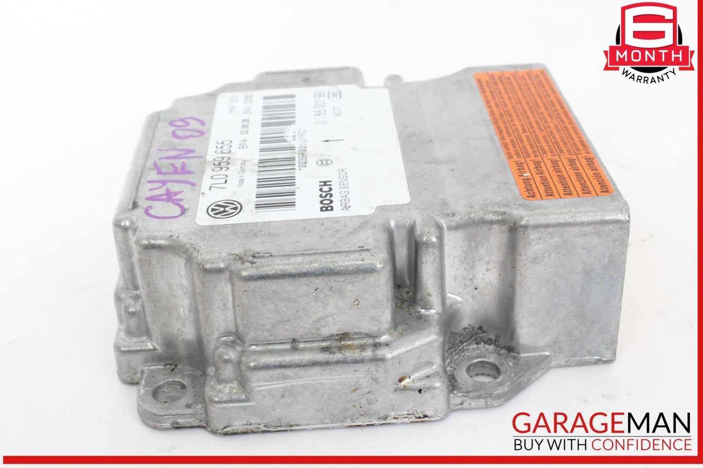 08-10 Porsche Cayenne 957 Airbag Air Bag SRS Sensor Control Module 7L0959655 OEM