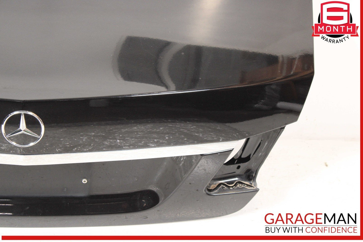 10-16 Mercedes W212 E350 E400 Sedan Rear Trunk Lid Deck Shell Panel Black OEM