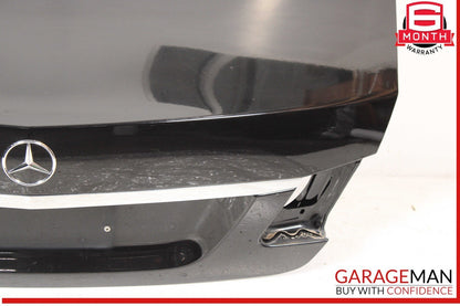 10-16 Mercedes W212 E350 E400 Sedan Rear Trunk Lid Deck Shell Panel Black OEM