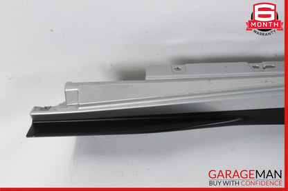 20-22 Ferrari F8 Left Driver Side Rocker Skirt Moulding Trim Panel Cover Silver