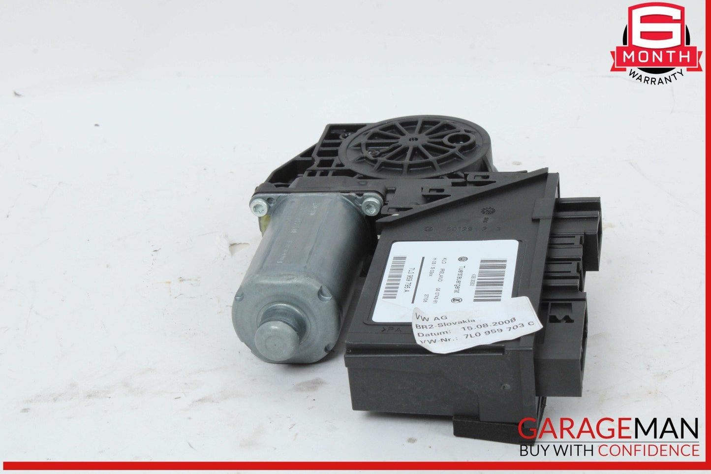 03-10 Porsche Cayenne 955 957 Rear Left Driver Side Window Regulator Motor OEM