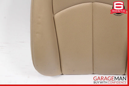 07-09 Mercedes W211 E350 Front Left/Right Top Upper Seat Cushion Cover Beige OEM