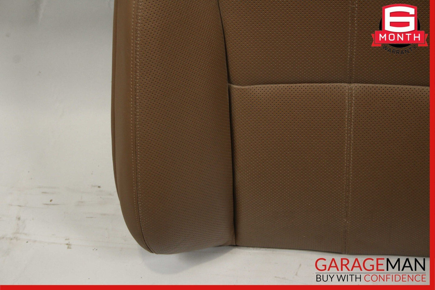07-09 Mercedes W221 S450 S550 Front Right Top Upper Seat Cushion Cover Brown OEM