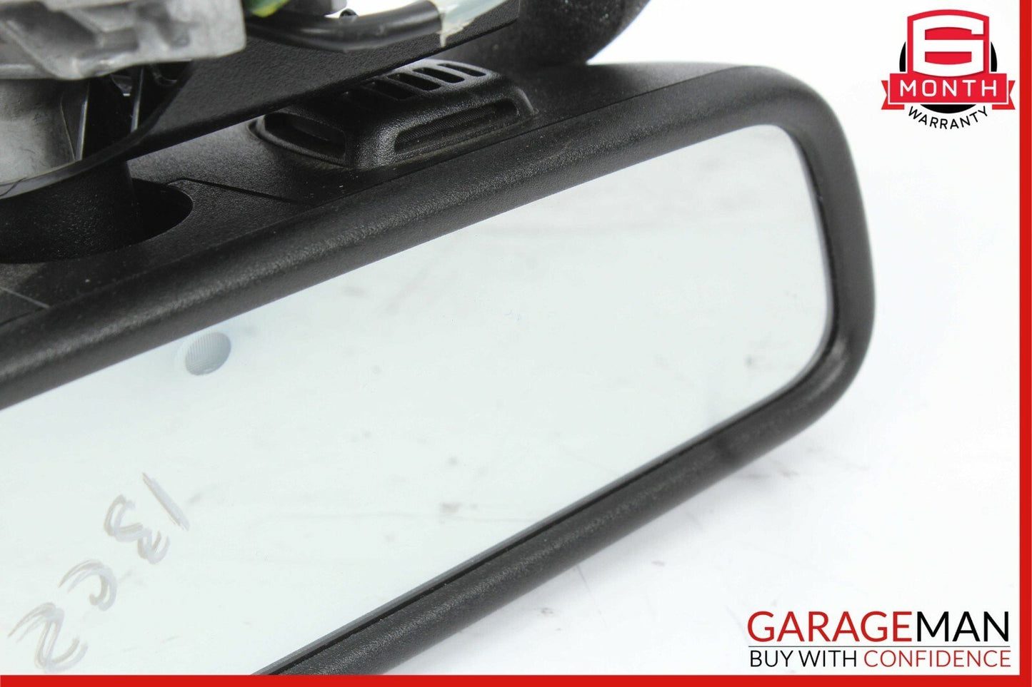 08-14 Mercedes W204 C250 C63 AMG Top Upper Rear View Mirror Assembly Black