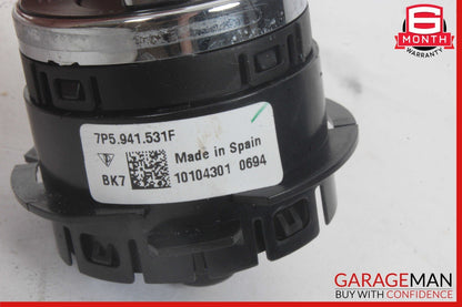 11-18 Porsche Cayenne 958 Dash Head Light Headlight Control Switch Module Unit
