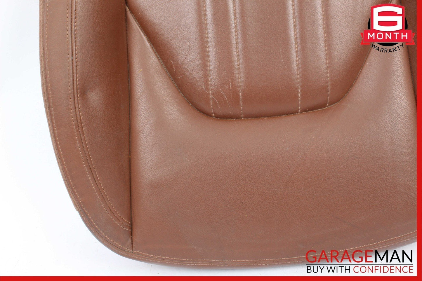 14-17 Maserati Ghibli Front Left Side Lower Bottom Seat Cushion Cover Brown OEM