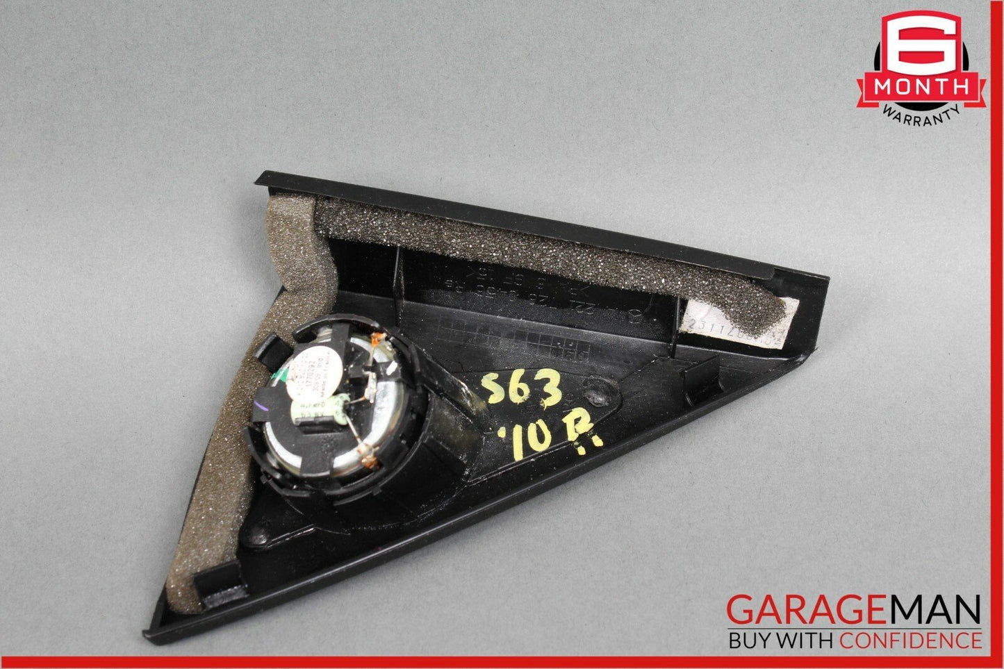 07-13 Mercedes W221 S550 S63 AMG Front Right Side Tweeter Speaker Cover Black