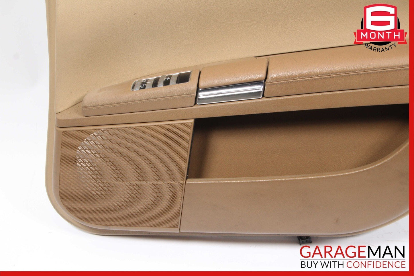 07-09 Mercedes W221 S550 Rear Right Side Complete Interior Door Panel Trim Brown