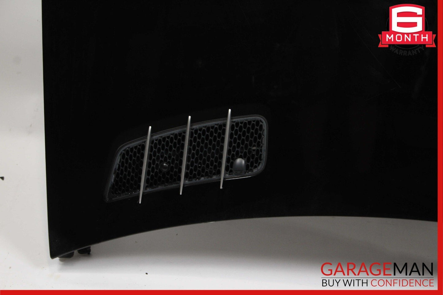 03-08 Mercedes R230 SL500 SL600 Front Hood Bonnet Vent Cover Assembly Black