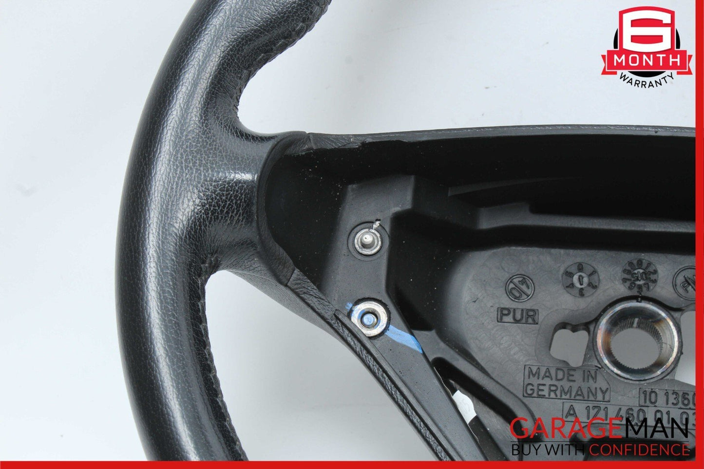 05-08 Mercedes W203 C230 SLK280 C280 Sport 3 Spoke Steering Wheel Leather Black