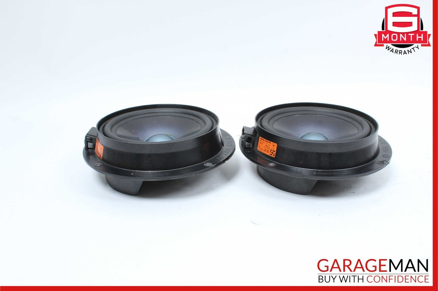 06-12 Mercedes R500 GL450 Rear Left & Right Door Sound Audio Speakers Set of 2
