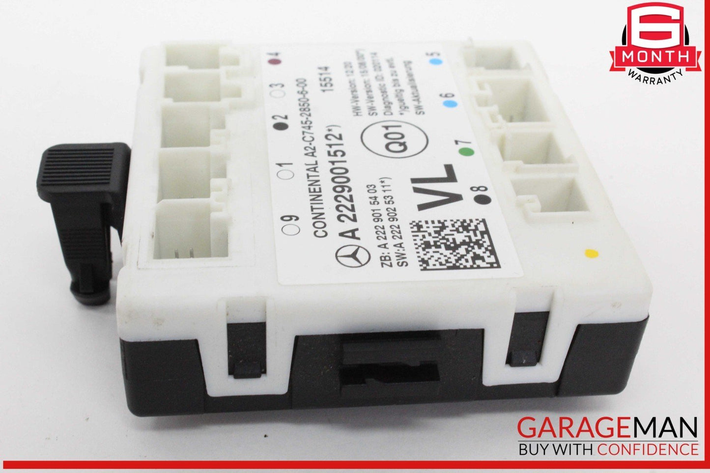 15-20 Mercedes W205 C300 Front Left Driver Side Door Control Module Unit OEM