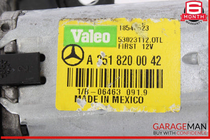 06-13 Mercedes X164 GL550 4Matic Rear Glass Windshield Wiper Motor OEM