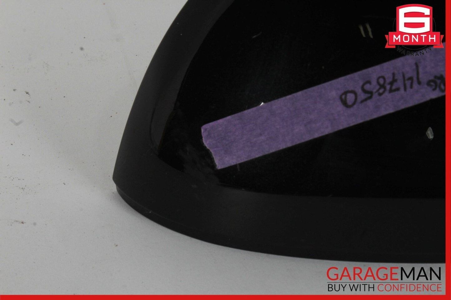21-23 Mercedes W223 S580 Front Left Side Mirror Cover Trim Panel Black OEM