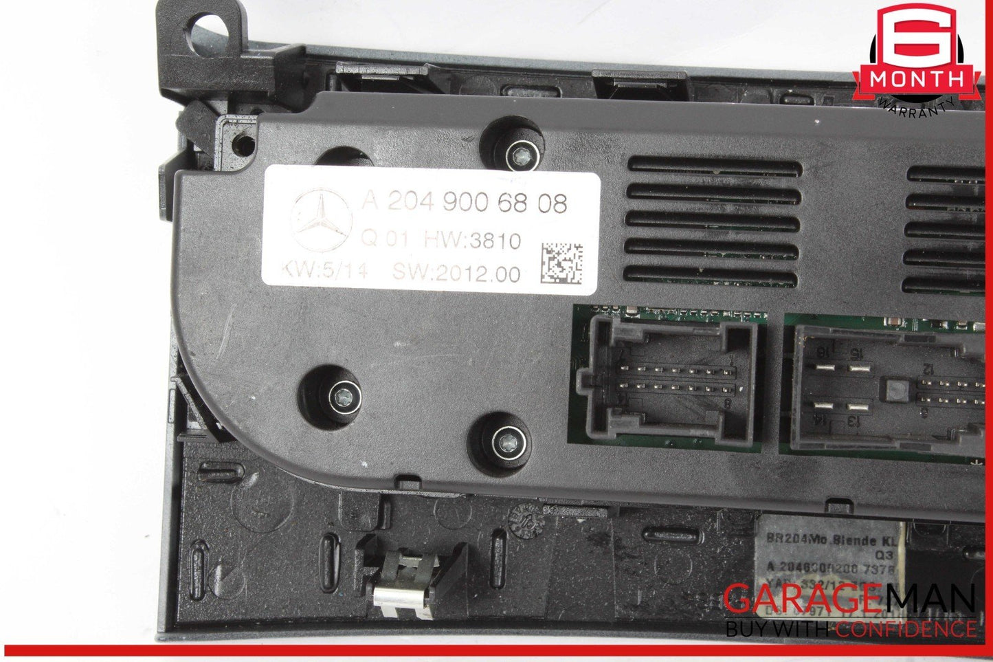 12-14 Mercedes W204 C250 C300 AC A/C Heater Climate Control w/ Trim OEM