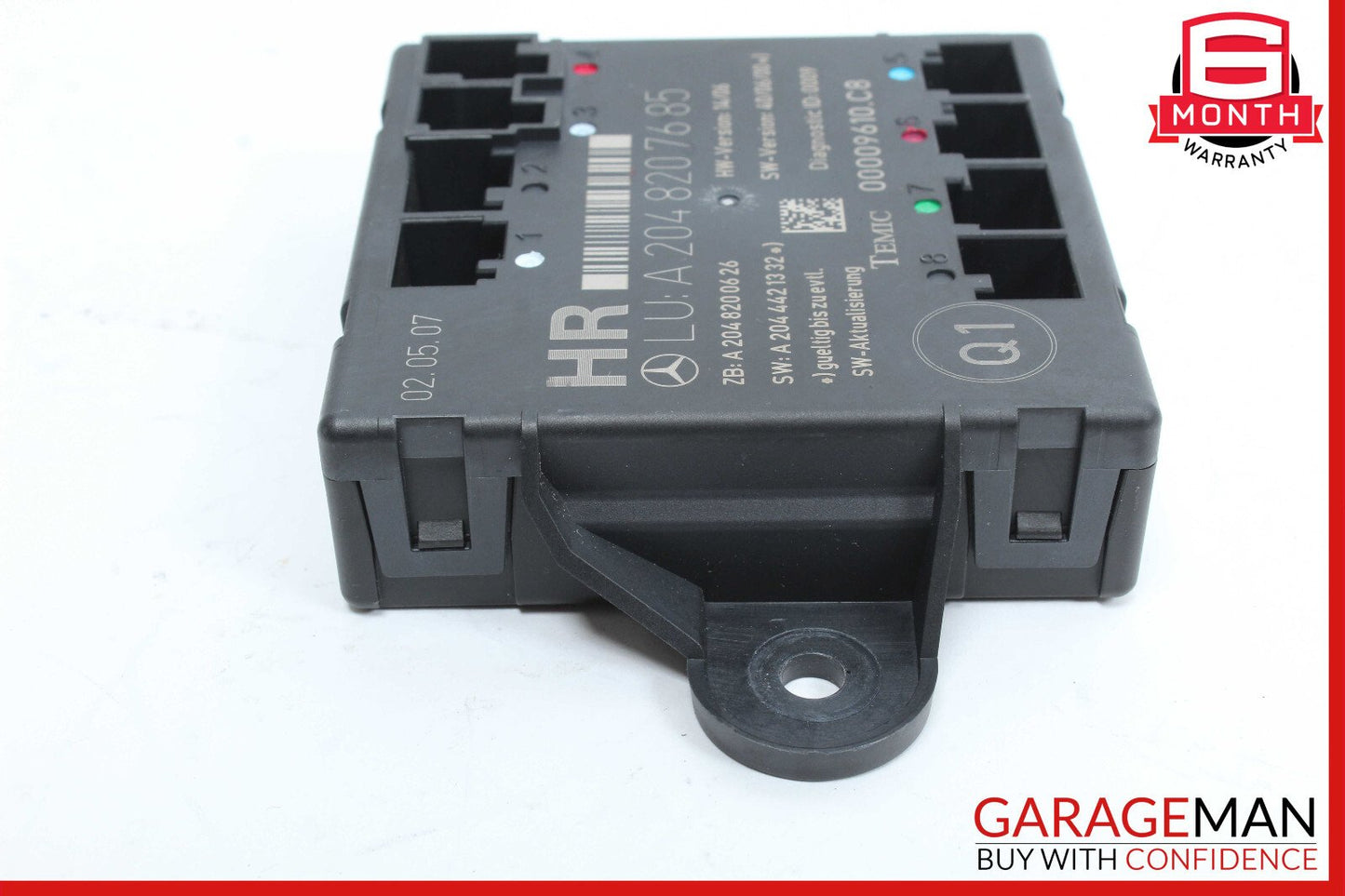 08-18 Mercedes W204 C300 GLK350 C250 Rear Right Side Door Control Module OEM