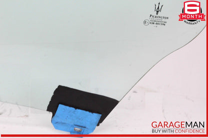 03-13 Maserati Quattroporte M139 Rear Left Side Door Window Glass OEM