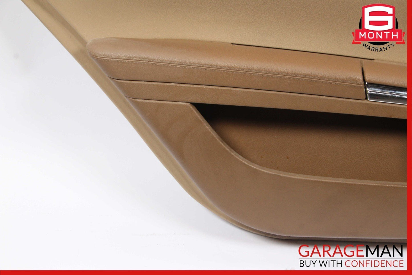 07-09 Mercedes W221 S550 Rear Left Side Complete Interior Door Panel Brown OEM