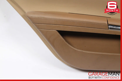 07-09 Mercedes W221 S550 Rear Left Side Complete Interior Door Panel Brown OEM