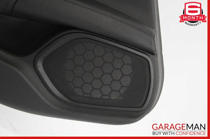 14-17 Maserati Ghibli Rear Left Side Complete Interior Door Panel Cover Black