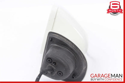 07-09 Mercedes W211 E350 Front Left Side Door Mirror Rear View Calcite White