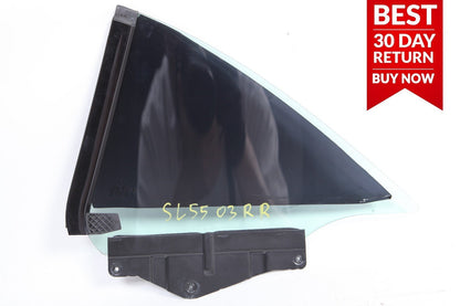 03-11 MERCEDES R230 SL55 AMG REAR RIGHT PASSENGER QUARTER WINDOW GLASS A74 OEM