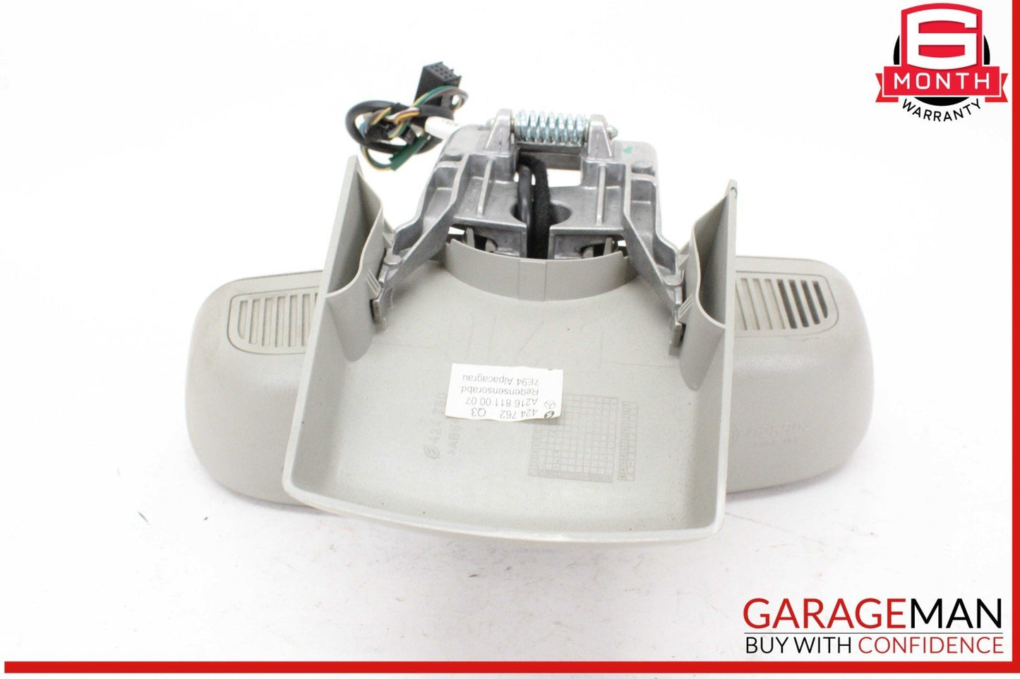 07-10 Mercedes W216 CL550 Front Interior Rear View Mirror Gray 2168110007 OEM