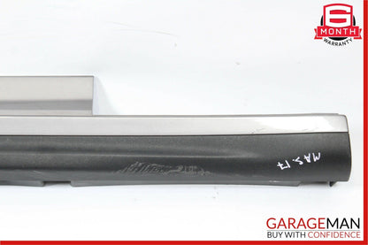 14-17 Maserati Ghibli Right Side Rocker Skirt Molding Trim Panel Silver