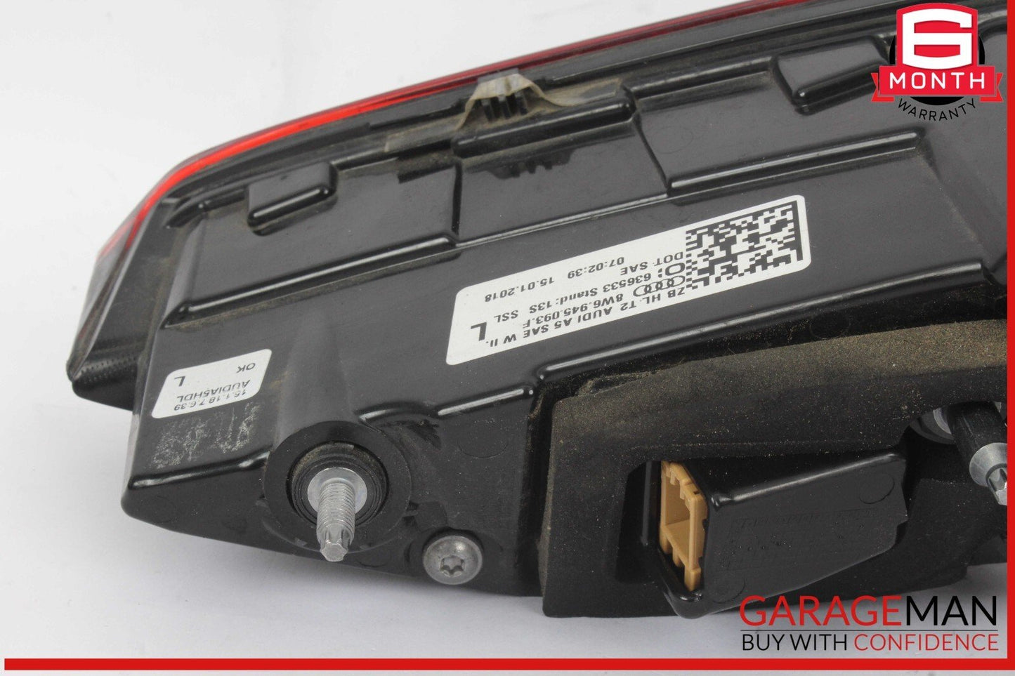 18-23 Audi RS5 S5 Rear Left Driver Side Inner Tail Light Lamp 8W6945093F OEM