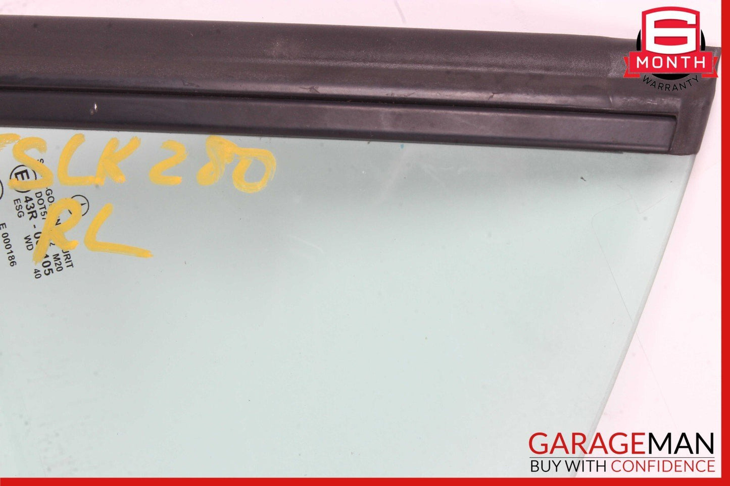 05-11 Mercedes R171 SLK280 SLK350 Quarter Window Glass Rear Left Driver Side OEM