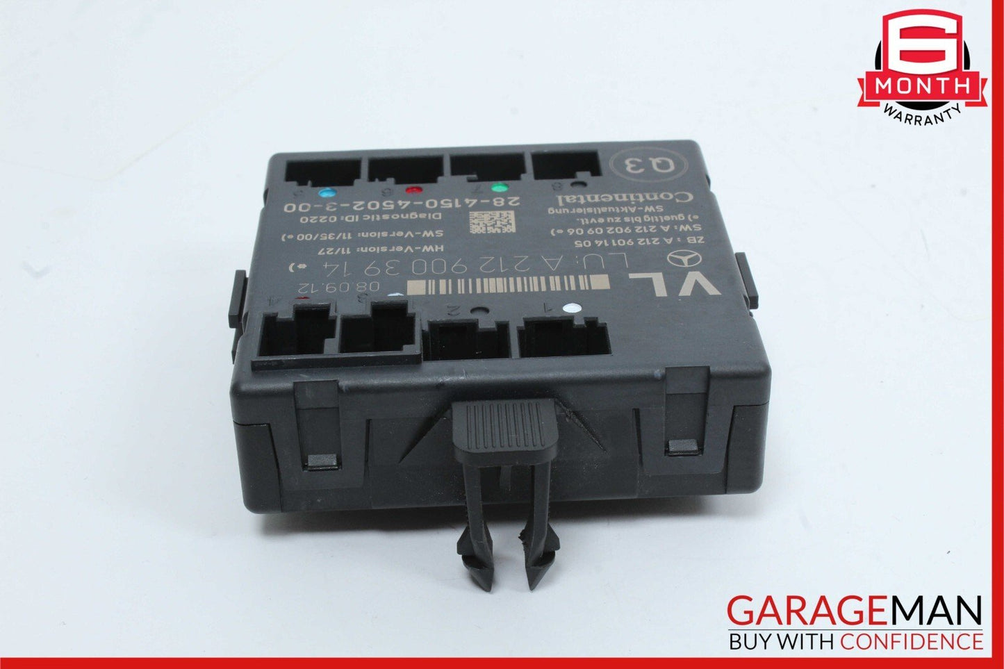 08-18 Mercedes C250 E400 E350 SLK250 Front Left Side Door Control Module Unit